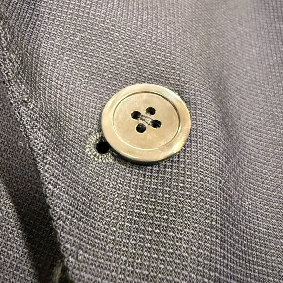 Samuelsohn Blazer Mesh Wool Blazer Super 130s Sport Coat Blue Full Canvas 42T - Picture 5 of 10